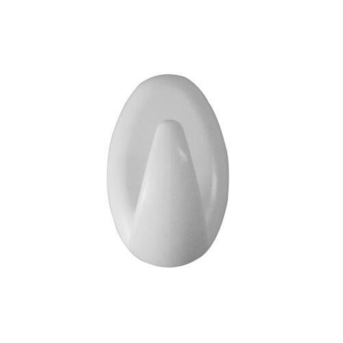 Rjav plastični kavelj QUICK FIX samolepilni ovalni tip 1,2,3 (100 kosov) 1088