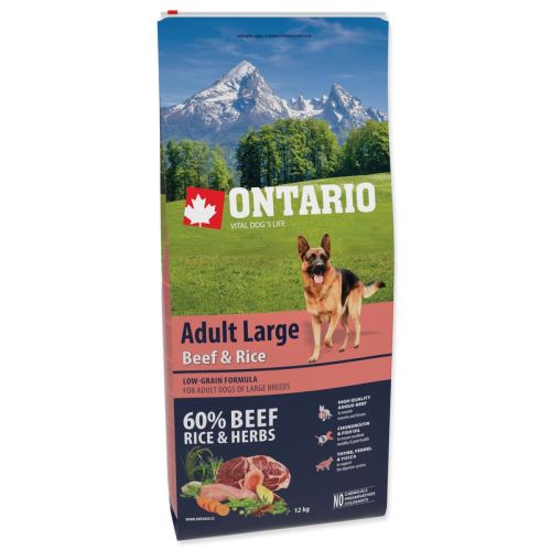 Dog Adult Large govedina z rižem 12 kg