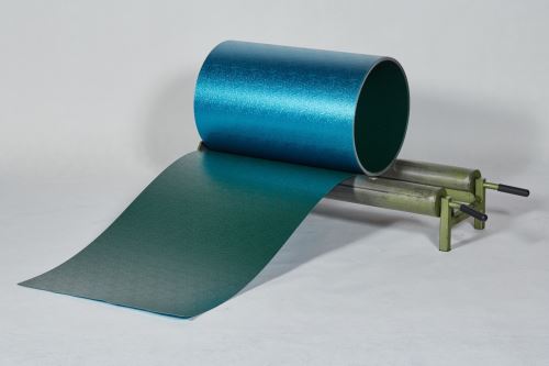 PREFA aluminijasta pločevina Prefalz 0,70 x 650 mm, štukatura, mahovno zelena (RAL6005)