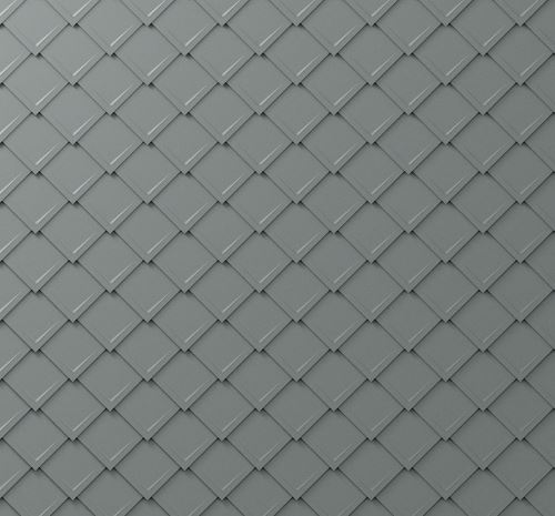 PREFA zgibana šablona 29x29, štukaturna površina, svetlo siva P10 / pakiranje 10 m2