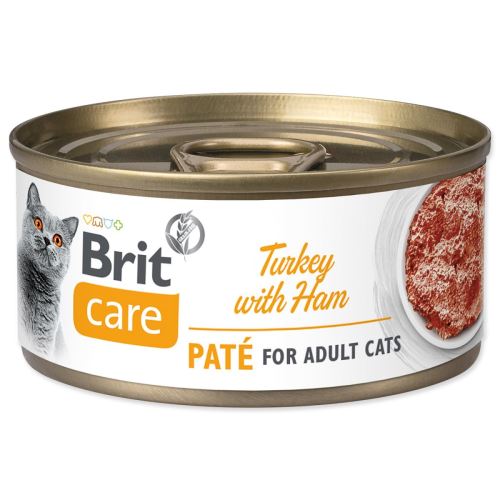 BRIT Care Cat puranja pašteta s šunko 70 g