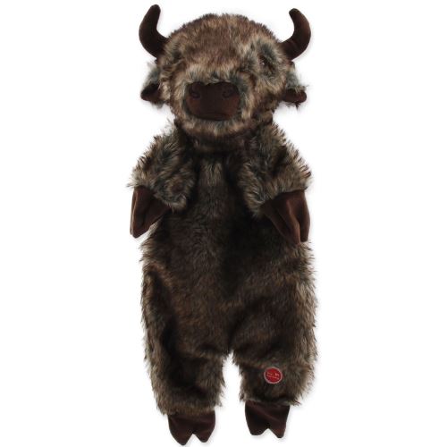 Igrača DOG FANTASY Skinneeez bizon plišasta 50 cm 1 kos