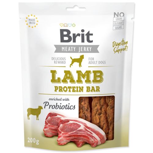 Brit Jerky beljakovinska ploščica Jagnječje meso 200g