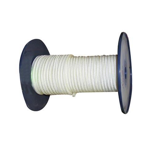 PA kabel z dušo 5 mm, belo pletenico (100 m)