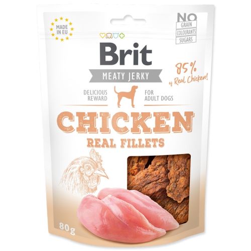 Brit Jerky Chicken Slices 80g
