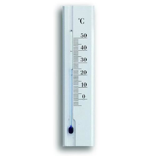 Sobni termometer lesen 15cm bele barve