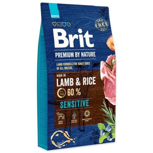 BRIT Premium by Nature Sensitive jagnječje meso 8 kg