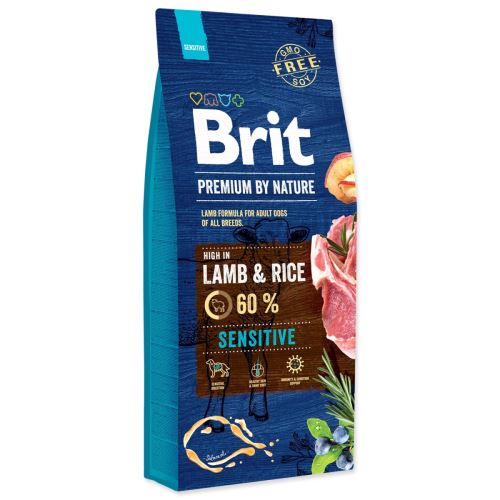 BRIT Premium by Nature Sensitive jagnječje meso 15 kg