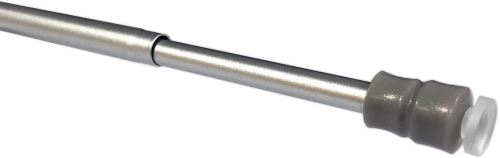 Vitražna palica FLEX 76-120cm kovinska SREBRNA