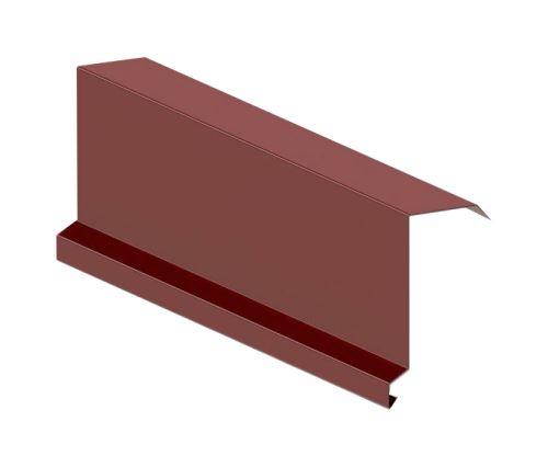 Vetrna ograja RŠ 250, lakiran cink, jekleno rdeča RAL 3009