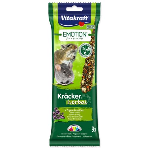 VITAKRAFT Emotion Kracker Zeliščne ploščice za male glodavce 75 g