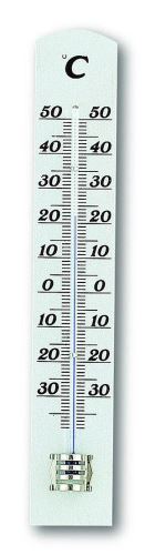 Sobni termometer lesen 18cm bela bukev