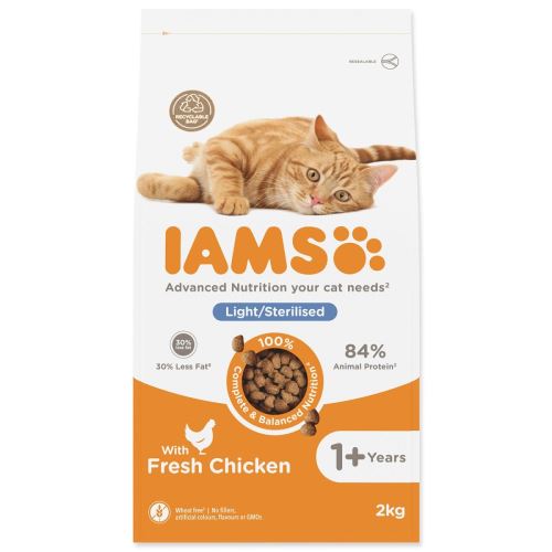 IAMS Cat Adult Weight Control / Steriliziran piščanec 2 kg