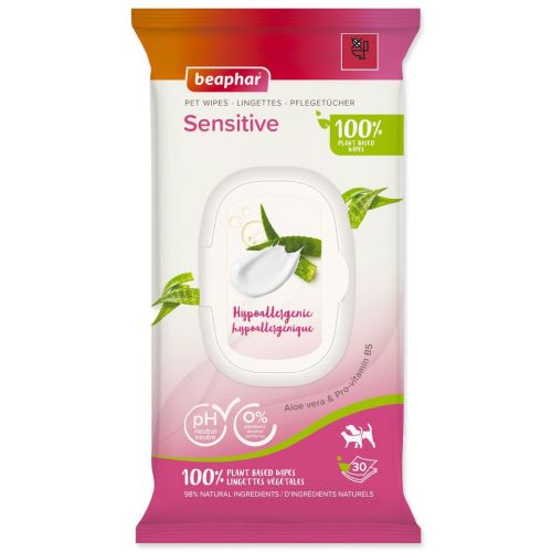 Robčki Beaphar BIO Sensitive 30pcs