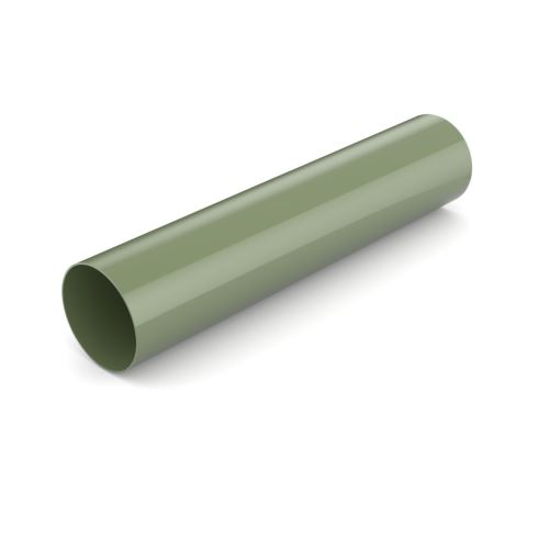 BRYZA Plastični odtok brez vratu Ø 63 mm, dolžina 3M, zelena RAL 6020
