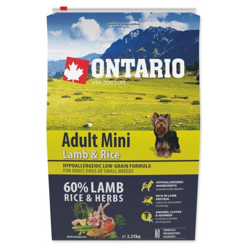 Dog Adult Mini Lamb & Rice 2,25 kg