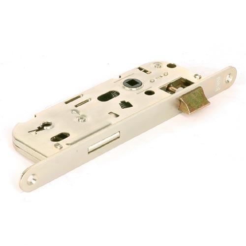 Ključavnica z zaklepom 01-15 - 90/60 P-L, beli cink, za navaden ključ