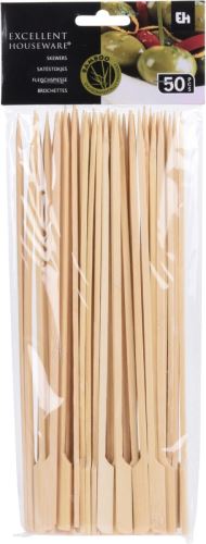 Bambusova nabodala 25 cm z ročajem (50 kosov)