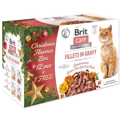 BRIT Care Cat Christmas multipack 12 + 1 kos 1105 g