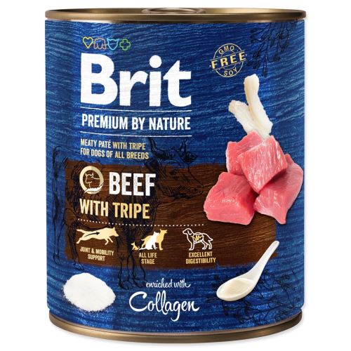 BRIT Premium by Nature Goveje meso s tripe 800 g