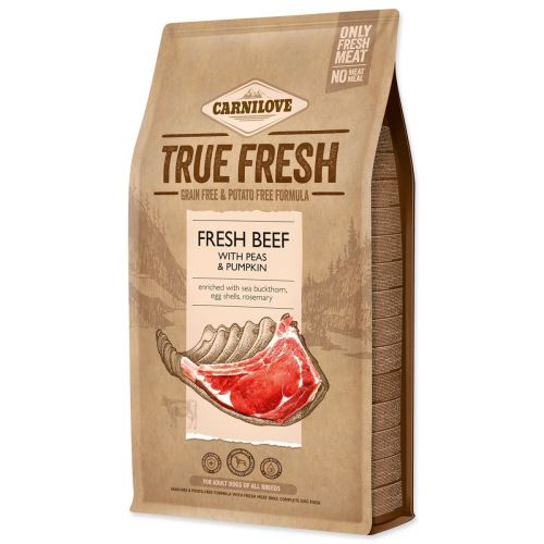 CARNILOVE True Fresh BEEF za odrasle pse 4 kg