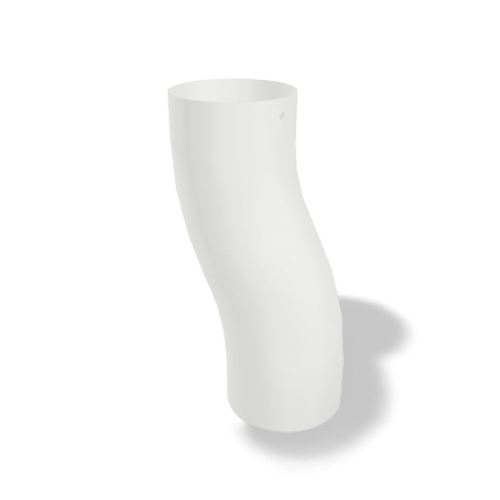 PREFA aluminijasto koleno podstavka Ø 100 mm, Prefa bela P10 RAL 9002