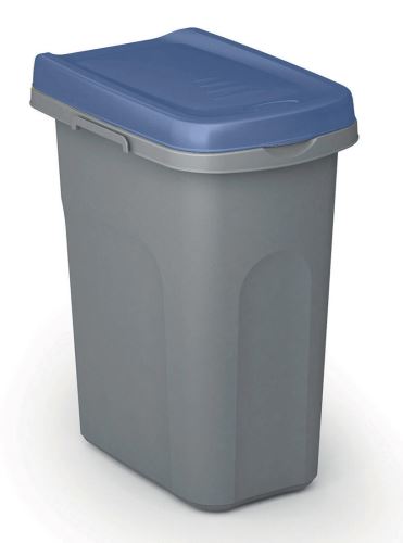 Koš za ločene odpadke HOME ECO SYSTEM, plastičen, 40 l, sivo-modre barve