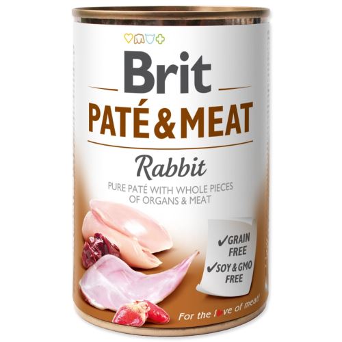 BRIT Paté in meso zajca 400 g