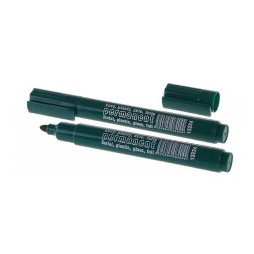 Permanentni marker debele zelene barve 2-3 mm 13224