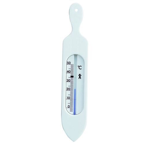 Kopalniški termometer iz bele plastike 19cm