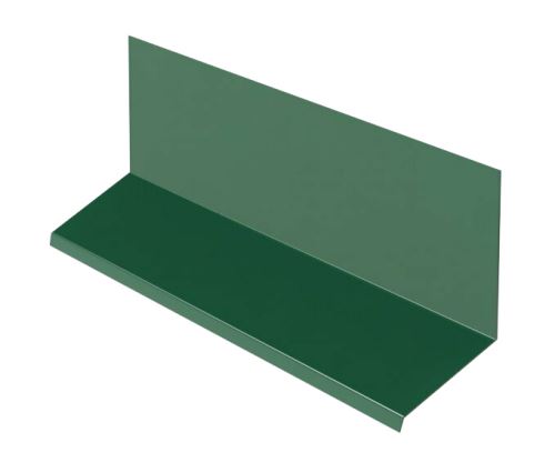 Zgornja obloga za kombinacijo s pokrivno tirnico RŠ 200, pocinkan lak, mehanska zelena (RAL 6005)