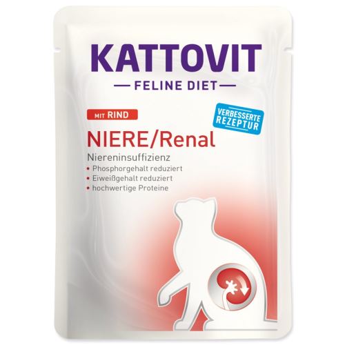KATTOVIT Niere / Vrečka za ledvično govedino 85 g