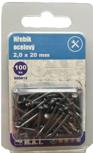 Jekleni žebelj 16x2,0 mm (100 kosov)