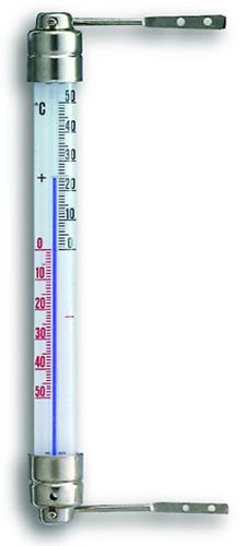 Okenski termometer 22cm kovinski