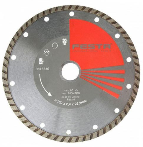 FESTA diamantni disk TURBO 125/22,2 / paket 1 kos