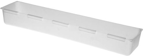 Plastični organizator predalov bele barve 37,5x8x5cm