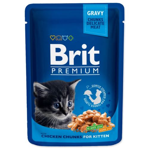 BRIT Premium Kitten Chicken Chunks 100 g