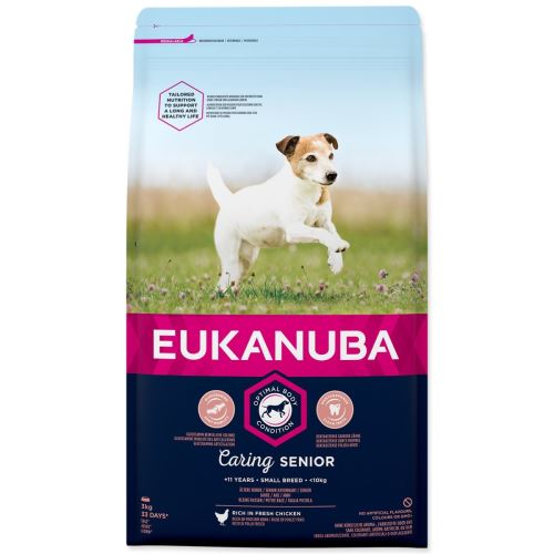 EUKANUBA Senior mala pasma 3 kg