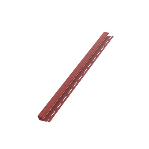 Plastični profil BRYZA "J", dolžina 3M, rdeča barva RAL 3011