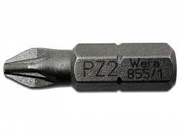 Bit PZ2 - 25mm, WITTE BitPro Extra / paket 1 kos