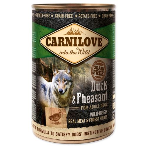 Konzervirana hrana CARNILOVE Dog Wild Meat Duck & Pheasant 400 g
