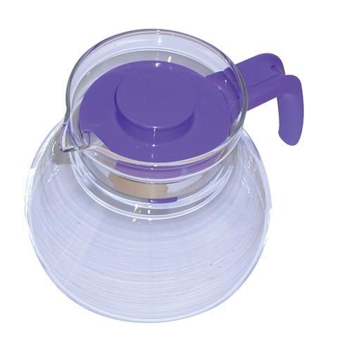 Stekleni čajnik MATURA 1,0 l pokrov in ročaj iz plastike