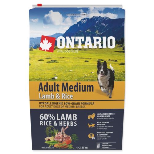 Dog Adult Medium Lamb & Rice 2,25 kg