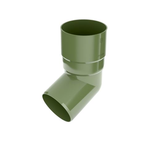 BRYZA 67° plastično koleno Ø 63 mm, zeleno, RAL 6020