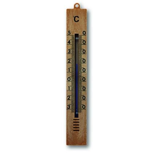 Zunanji termometer 18 cm, plastičen, rjav