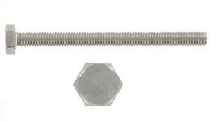 Vijak DIN 933 M6 x 50 iz nerjavečega jekla A2 / paket 100 kosov
