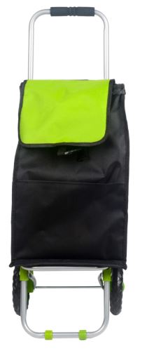 Nakupovalna vreča RIO 25l, nosilnost 20 kg črna/zelena
