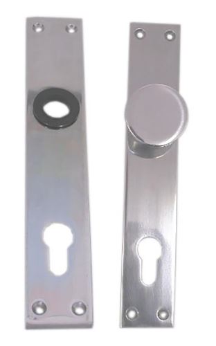 Ščitnik z gumbom brez ročaja, 90 mm (10 parov), aluminij
