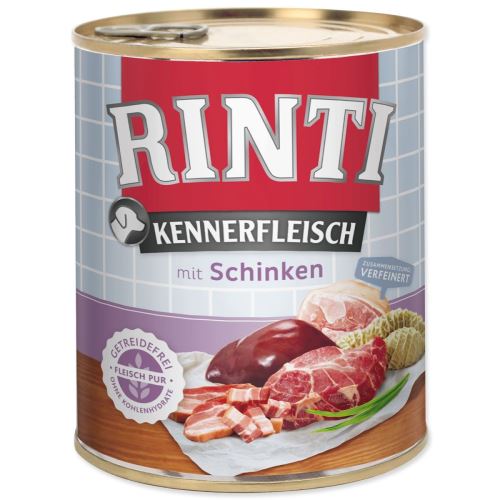 Šunka RINTI Kennerfleisch v konzervi 800 g