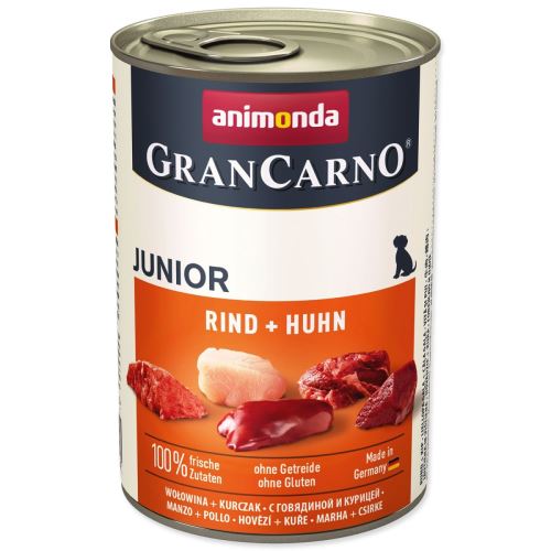 Konzerva Gran Carno Junior govedina + piščanec 400 g